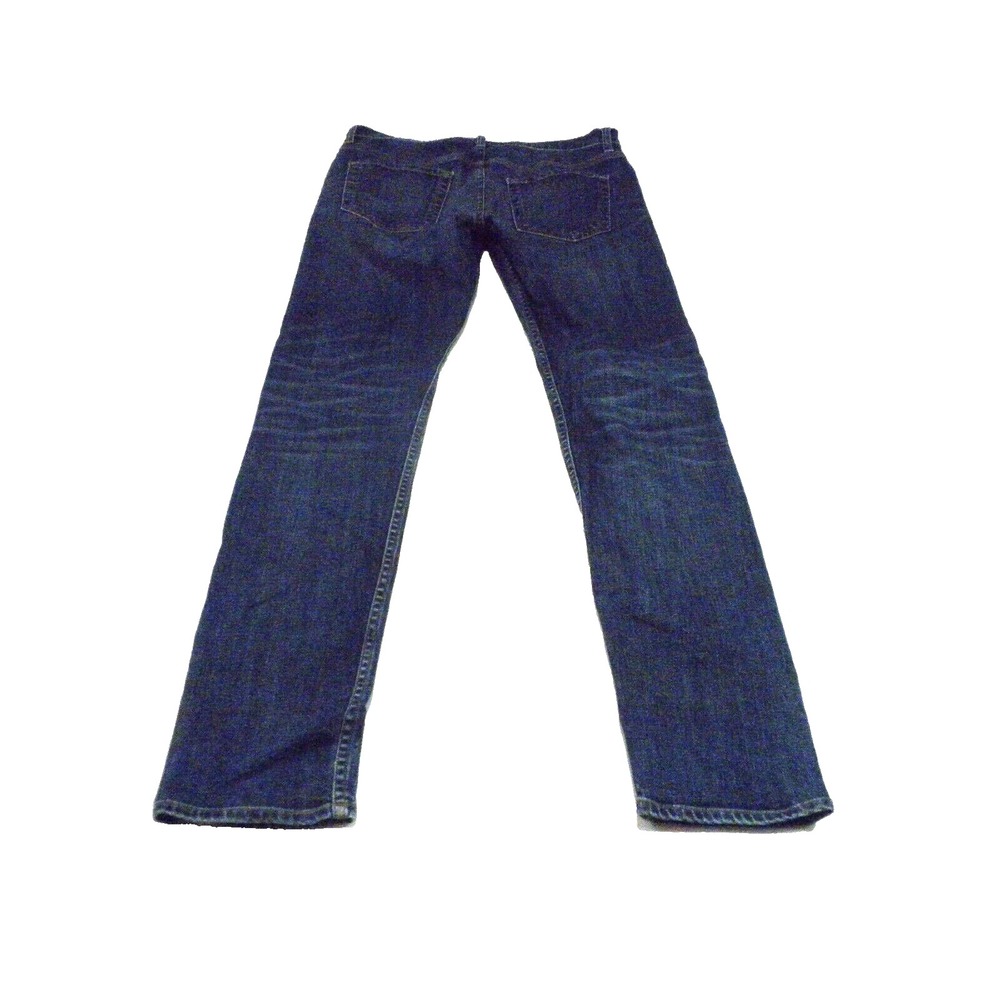 Bldwn Jeans Mens 32x31 Rich Blue Denim Modern‎ Skinny Button Fly Whiskered